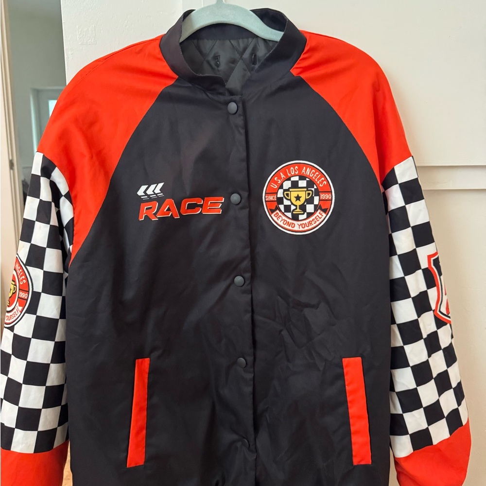 Race Kids Jacket - Red and Black